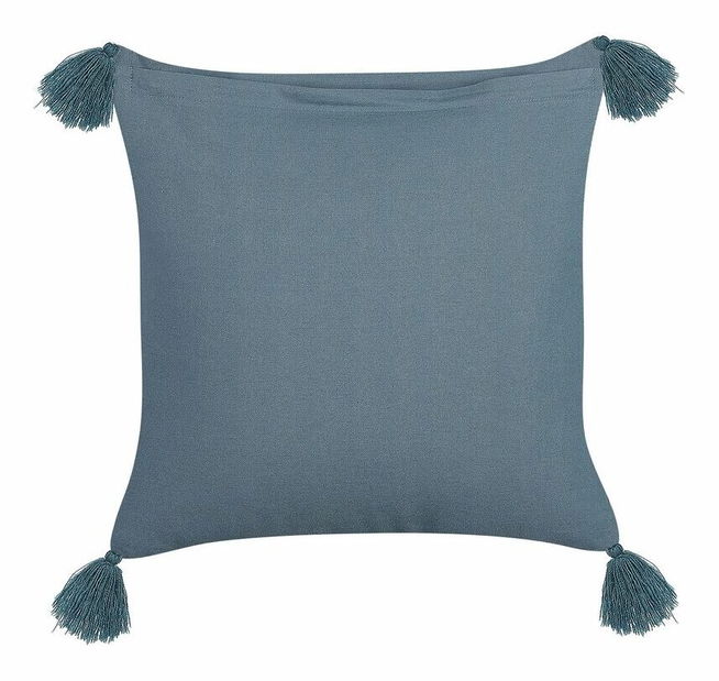 Set 2 buc perne decorative 45 x 45 cm Rieb (albastru)