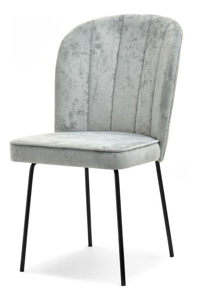 Jedálenská stolička Obrar (sivá + čierna)