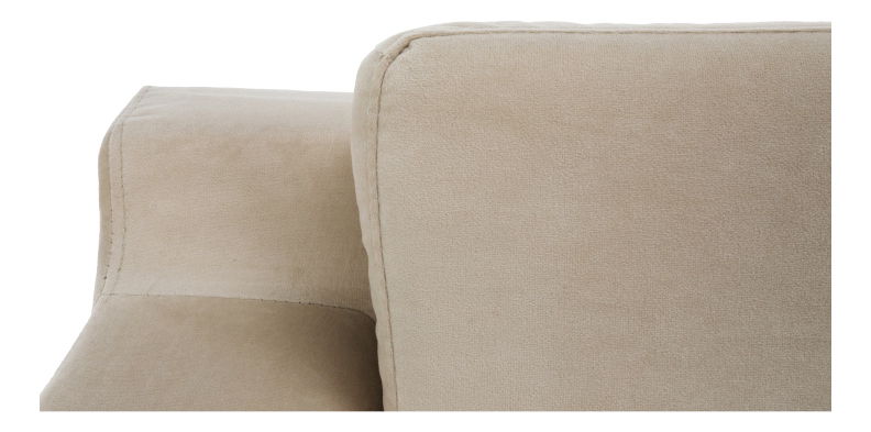 Háromszemélyes kanapé Sham (krém)