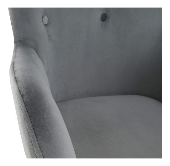 Fotel taburettel Lager New (szürke) *kiárusítás