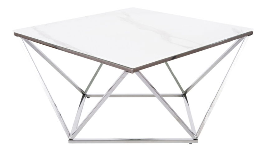 Masă de cafea Sixta (Marmură + Oțel)