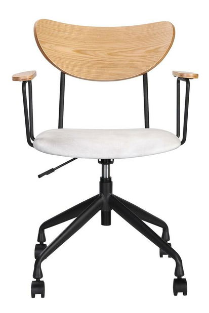 Uredska stolica Flat (bež + crna)