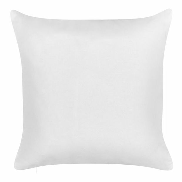 Sada 2 ozdobných vankúšov 45 x 45 cm Torbo (biela)