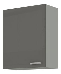 Felső konyhaszekrény Gonir 60 G 72 1F (szürke + szürke)