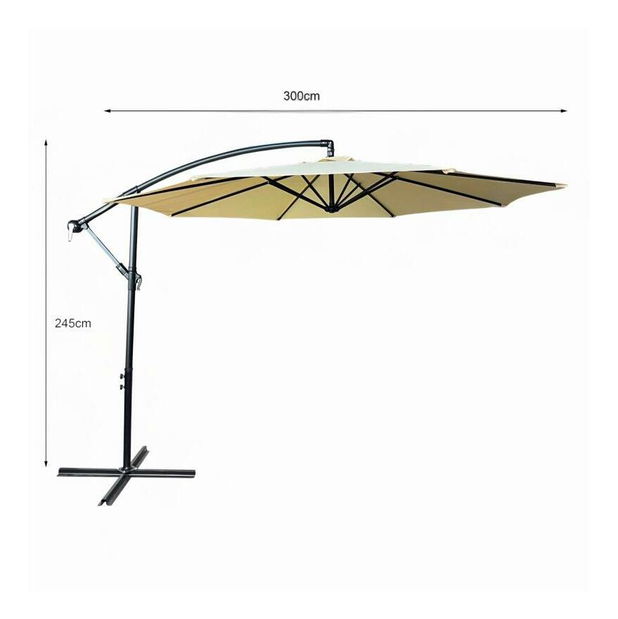 Umbrelă pentru grădină Alomar (bej)