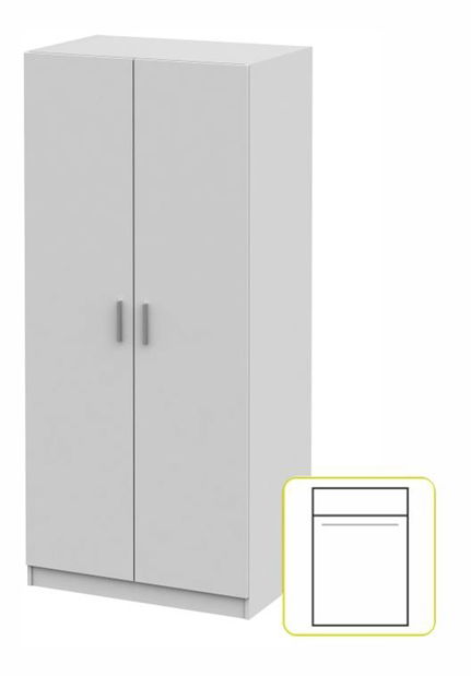 Ormar za garderobu Izetta Tip 4 (bijela) 