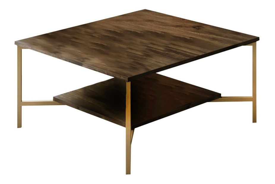 Dohányzóasztal Golden (dió + fekete)