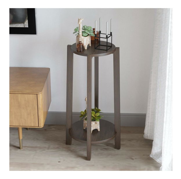 Stojan na kvetináče Voleni (hnedá) 