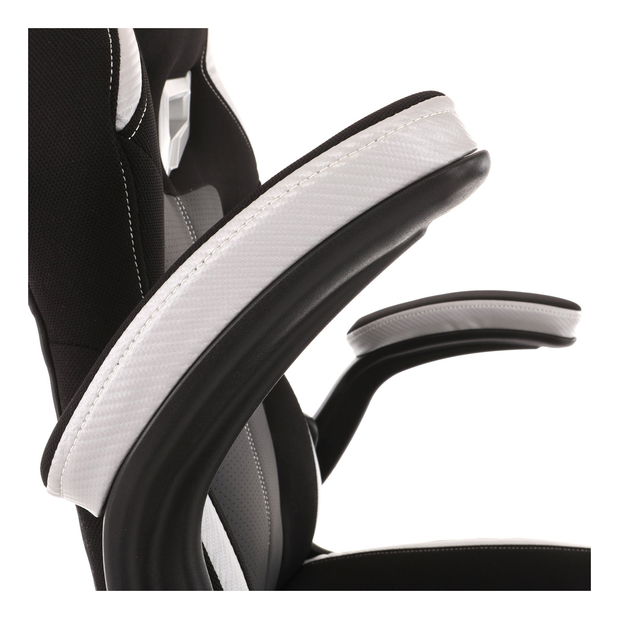 Fotoliu de birou/gaming Yzix-Y352-SIL (Negru + Argintiu)