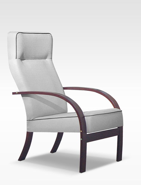 Kreslo Limme (svetlosivá + hnedá)