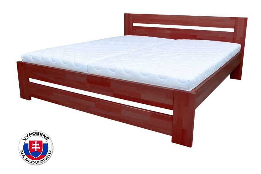 Manželská posteľ 180 cm Nora (masív)