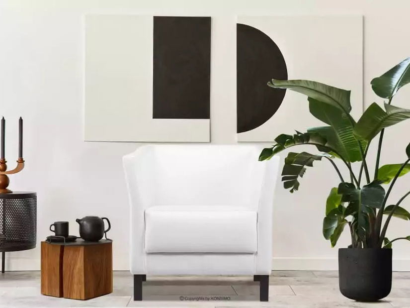 Kreslo Elidin (biela)