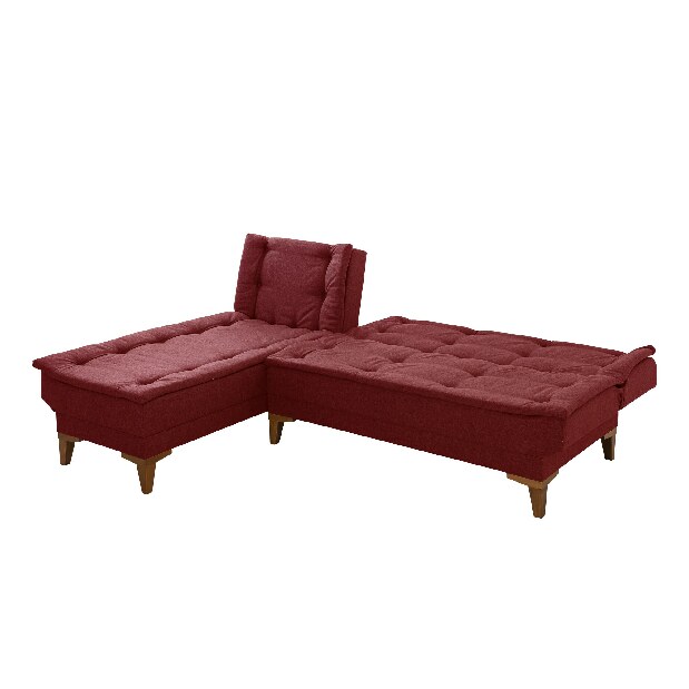 Kutna sofa na razvlačenje Syrma (crvena) (L)