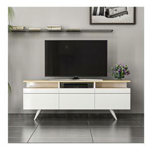 TV stolić/ormarić Vulema 2 (hrast + bijela)