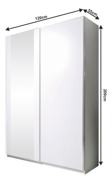 Felső konyhaszekrény G60 Langari (artisan tölgy + matt szürke) (B)