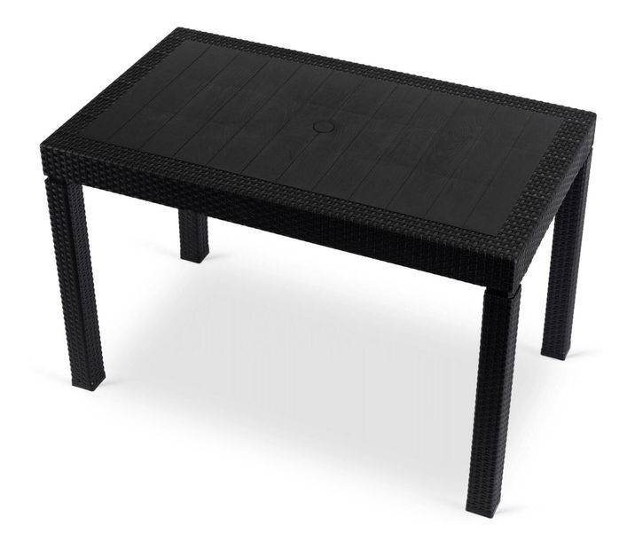 Set mobilier de grădină Fabricaria (negru) (pentru 4 persoane)