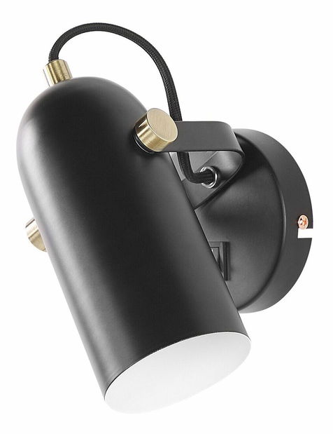 Nástenná lampa TYRO (kov) (čierna)