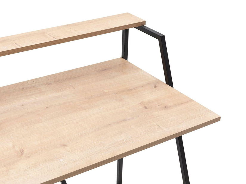Íróasztal Nidupe 4 (zafír tölgy + fekete) 