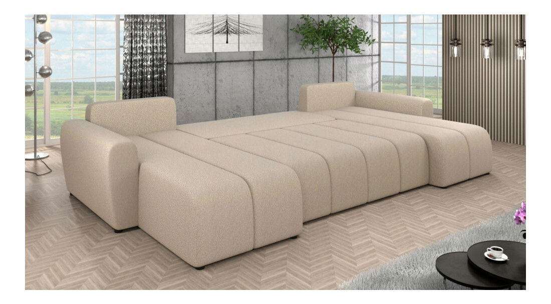 Kutna garnitura Delia (bež)