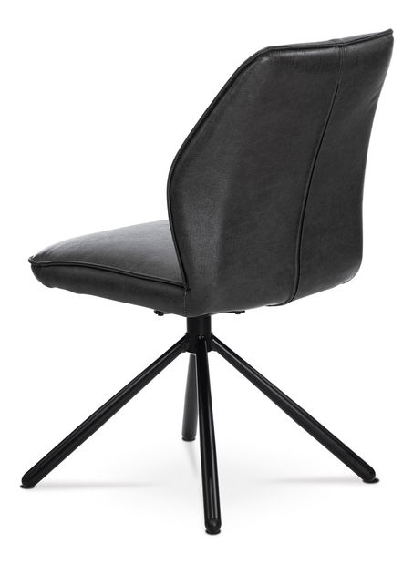 Jedálenská stolička Herbia-397-GREY3 (tmavosivá + čierna)