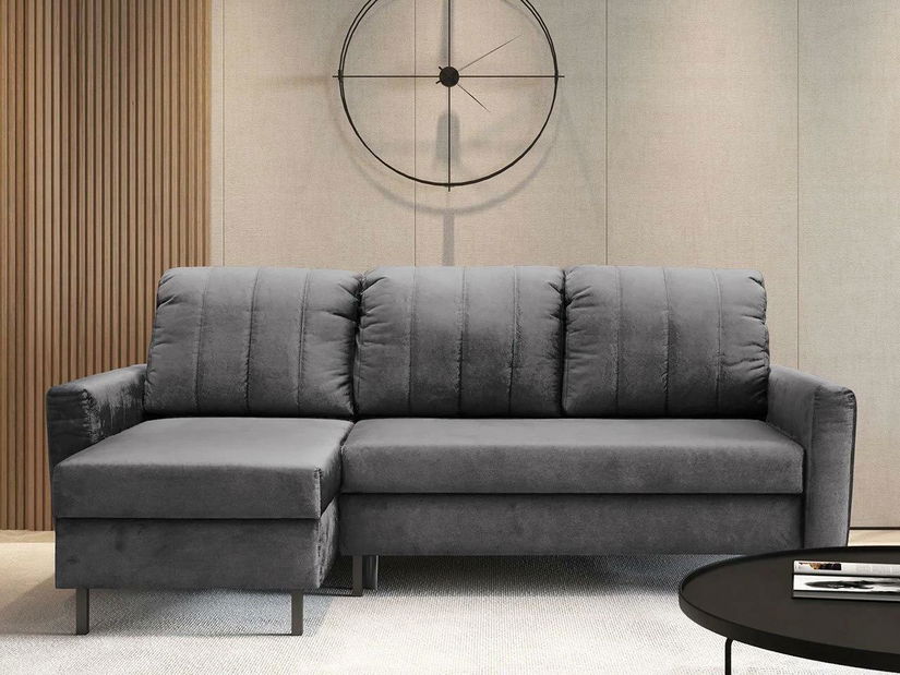 Sarokkanapé két tárolóhellyel Aliance (szürke)