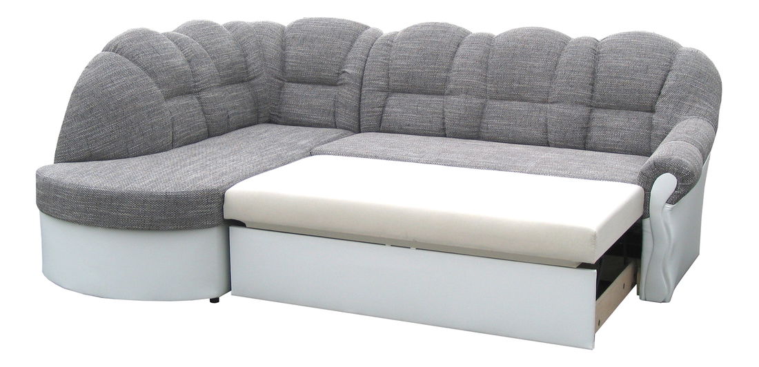 Rohová sedačka Forza (béžová + hnedá) (L)