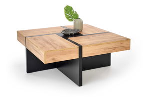 Masă de cafea Shanel (stejar craft + negru)