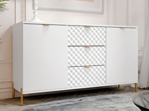 Komoda Fetta 2D3SZ (biela)