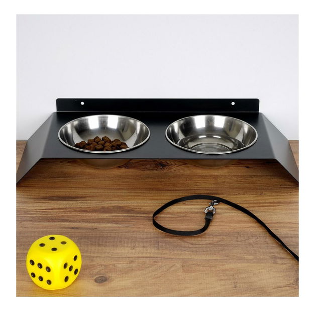 Posuda za hranu za kućne ljubimce Ninede 5 (crna)