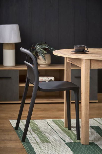 Masă de sufragerie extensibilă 102-142 cm Ralllon (stejar craft) (pentru 4 6 persoane)