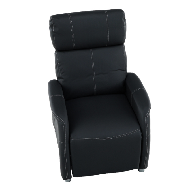 Fotoliu pentru relax Francesco CH 113100 piele PU Negru