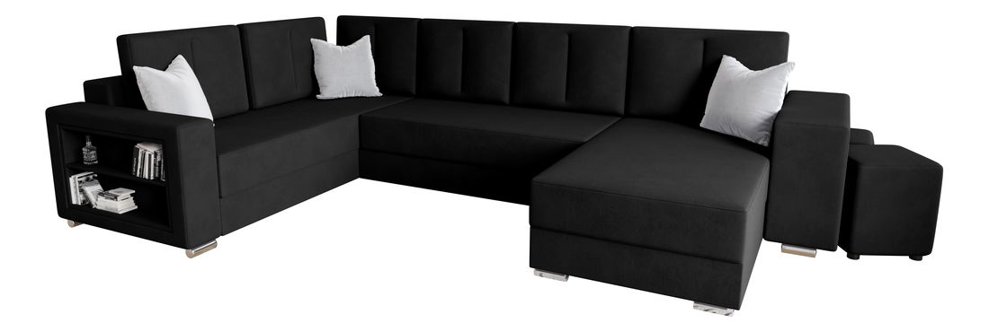 Kutna garnitura Kin (crna) (L)