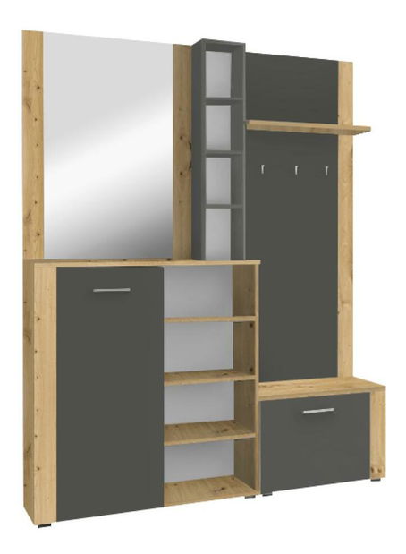 Előszoba szett Fulgores (artisan tölgy + grafit)