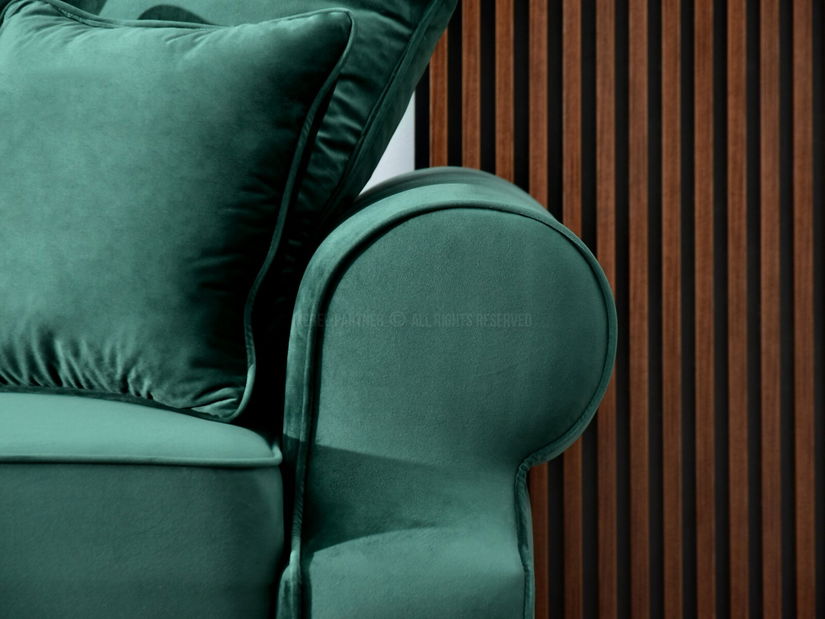 Canapea Canapea trei locuri Taskent (verde + negru)