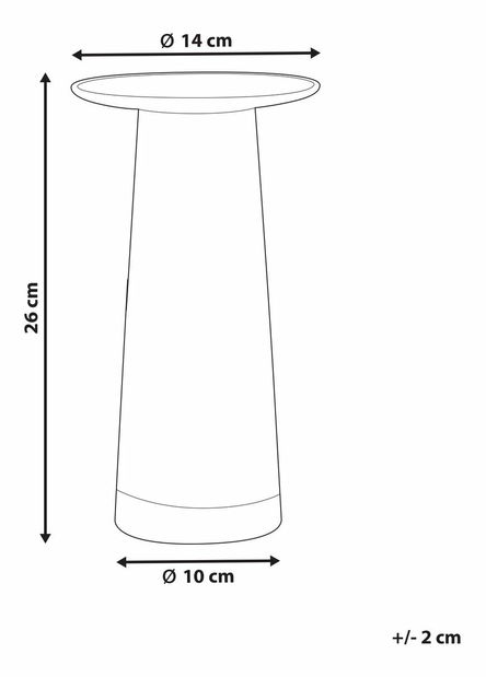 Váza Manza (priehľadná)