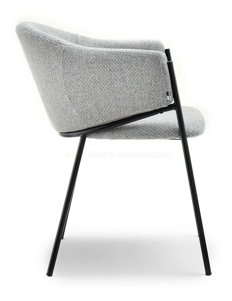 Stolička Chad (sivá + čierna)