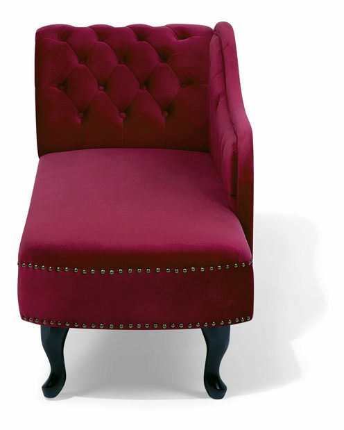 Fotoliu șezlong relaxare Nili (roșu închis) (S) *vânzare stoc