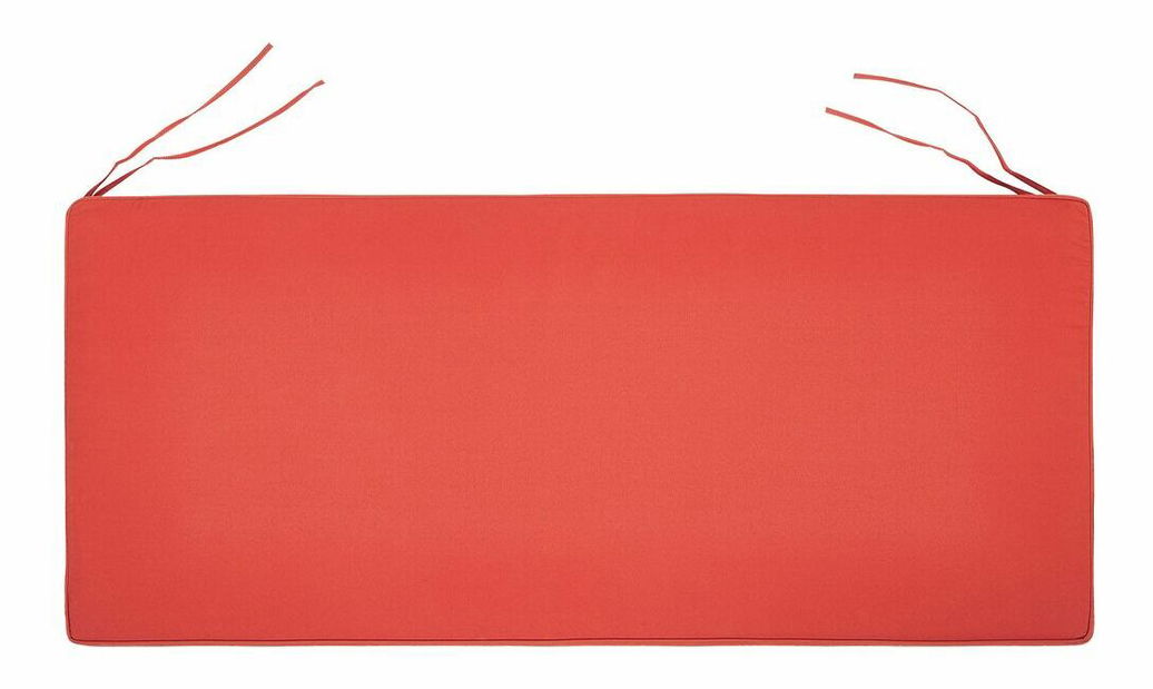 Vrtna klupa 160 cm VESTFOLD (drvo) (tamno crveni jastuk)