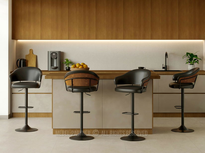 Barska stolica CH69 (grafit + crna)