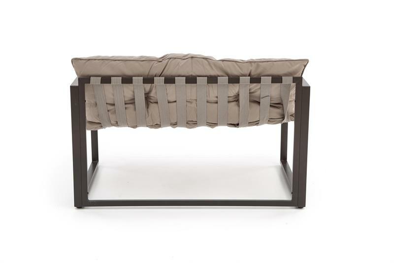 Vrtni namještaj Shadx (crna + cappuccino)