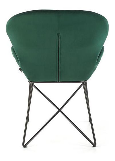 Scaun de sufragerie Koh (Verde închis)