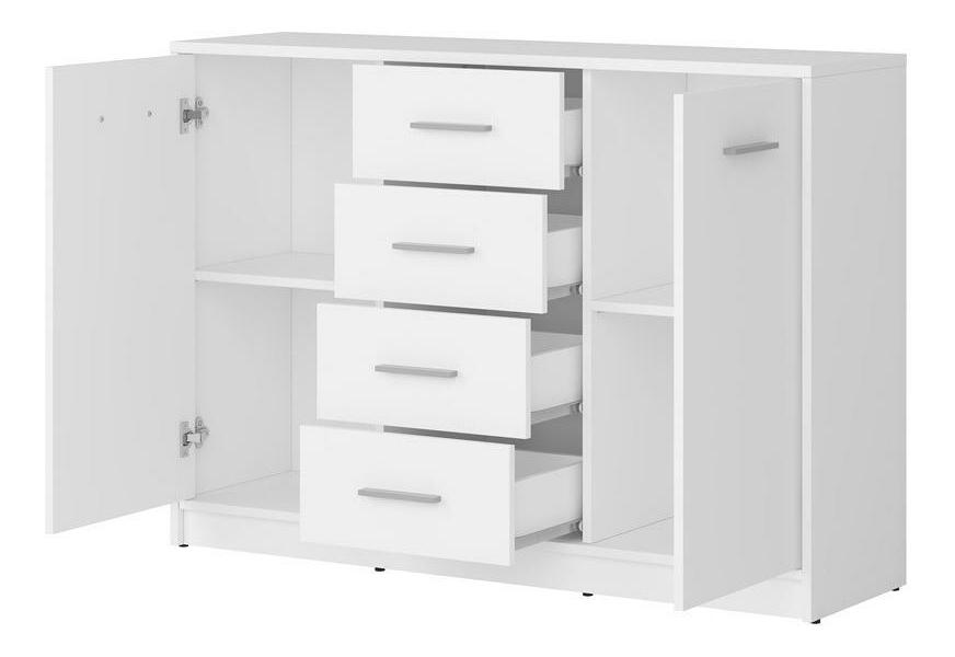 Komoda BRW Nepo Plus 6 (biela) 