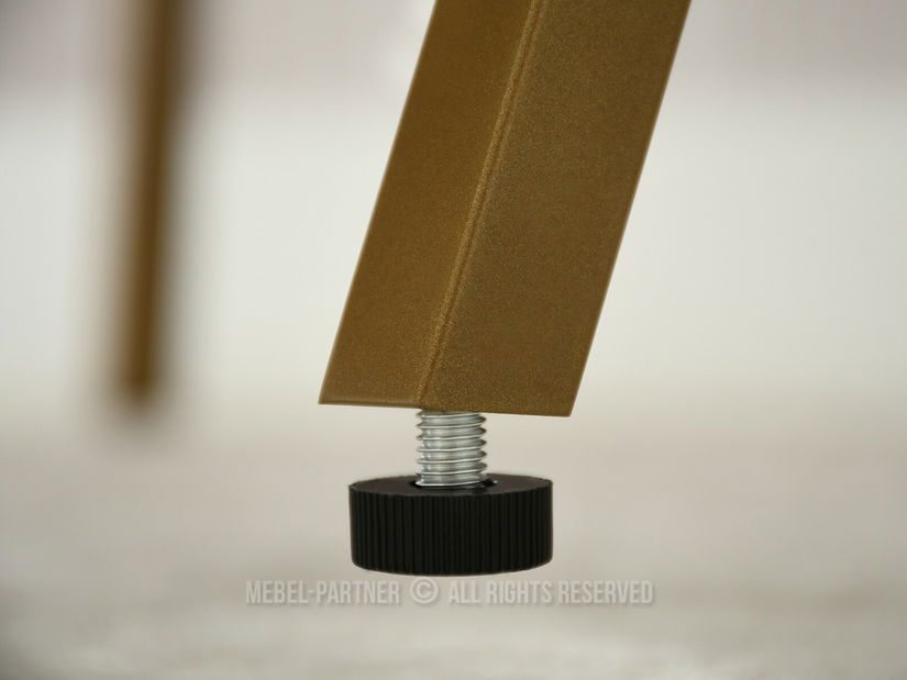 Masă PC Borge (nuc + auriu)