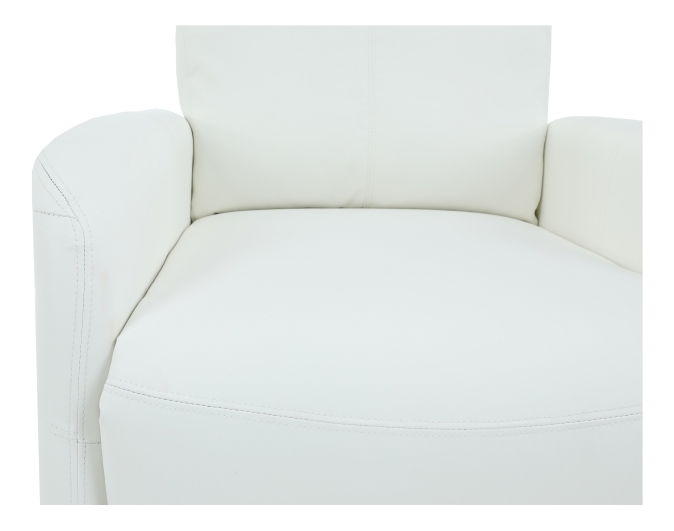 Relaxačné kreslo Francesco CH-113100 koža PU biela