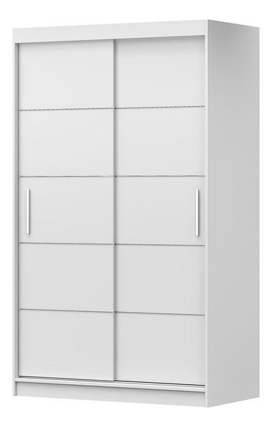 Šatníková skriňa Nestor 06 (biela + biela)