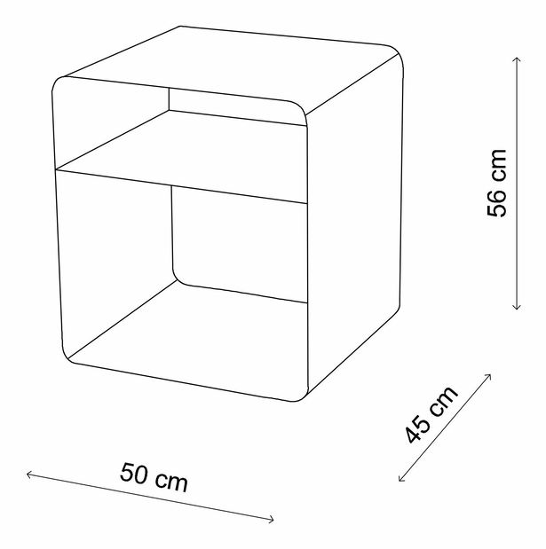 Pomoćni stolić Sintuanta C (smeđa)