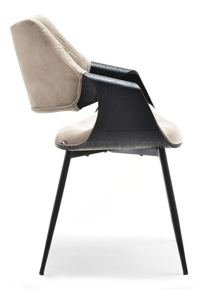 Stolica Rolf K (bež + crna)