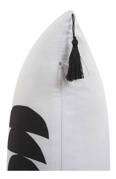 Set 2 perne decorative 45 x 45 cm Liri (alb + Negru)