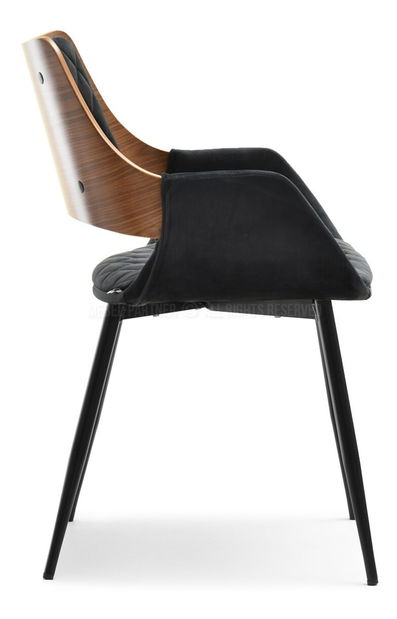 Scaun Morgana (nuc închis + negru)