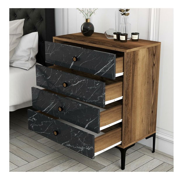 Komoda Logan 541 (orah + crna)